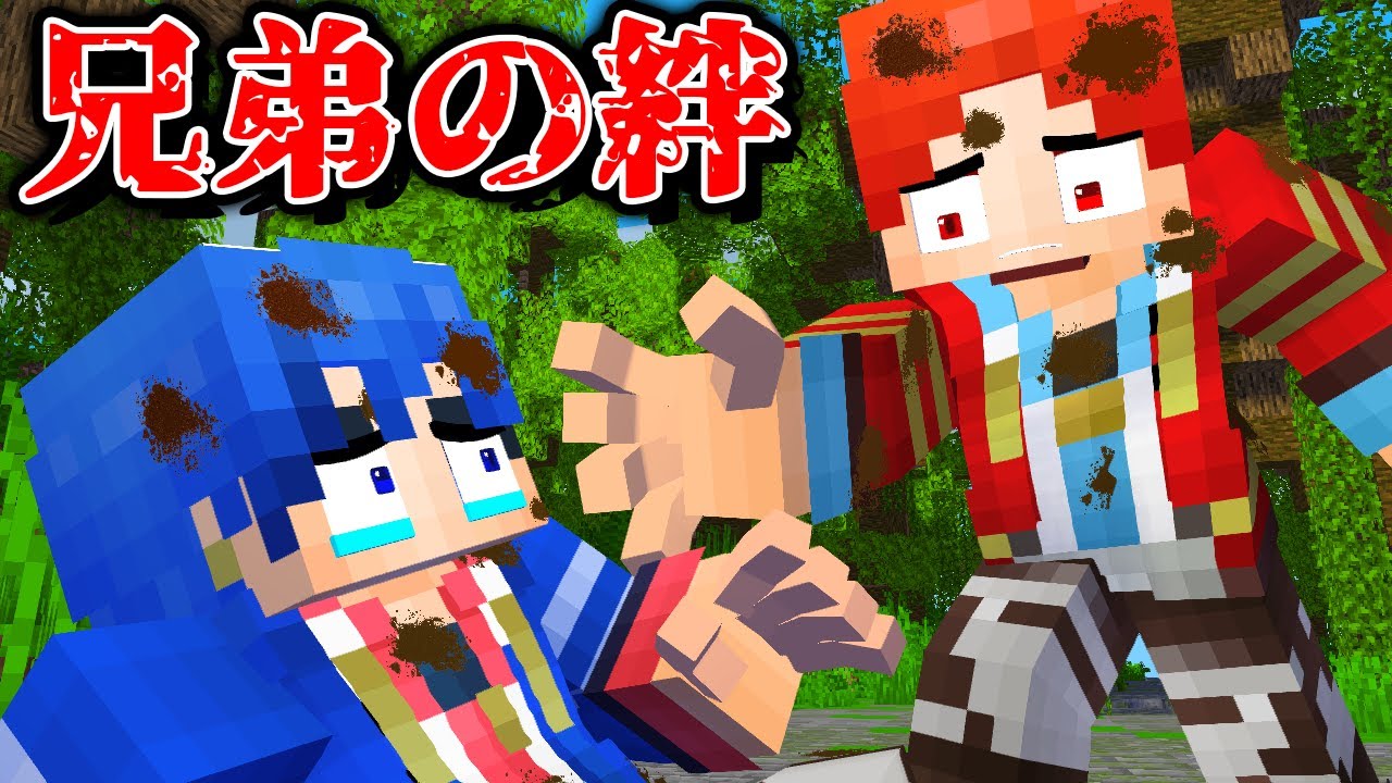 ボロボロになった兄弟がやばすぎた　ミスターレッドブル【マイクラ・マインクラフト】
