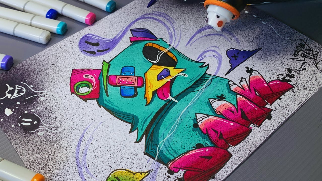 GRAFFITI - PERSONA DE GRAFFITI NO PAPEL | GRAFF KORDYAL.