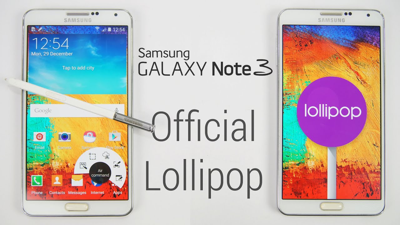 Galaxy Note 3 - Official Android 5.0 Lollipop Update - Install Instructions (N9005 Final)