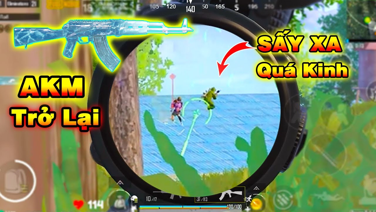 Shock Dame Kinh Khủng Của AKM | Trở Nên Hủy Diệt Nếu Bạn Biết Cách Bắn [PUBG Mobile]