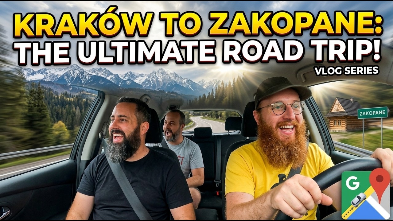 Wycieczka samochodowa z Krakowa do Zakopanego &ndash; Vlog z podr&oacute;ży po Polsce, część 1