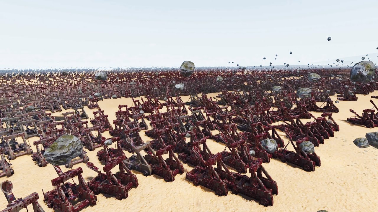 200,000 CATAPULTS LAY SIEGE TO OMAHA BEACH - UEBS 2 - Ultimate Epic Battle Simulator 2