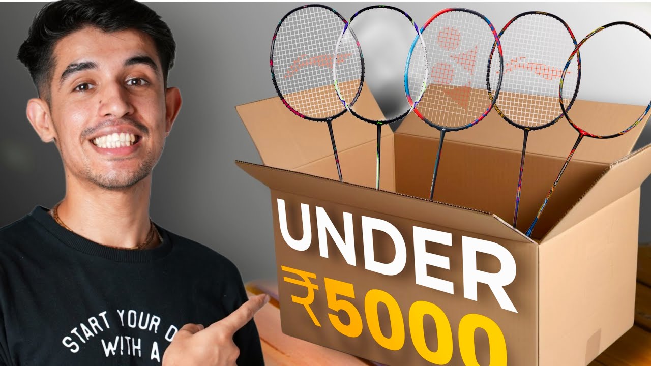 TOP 5 Rackets Under ₹5000 in 2025