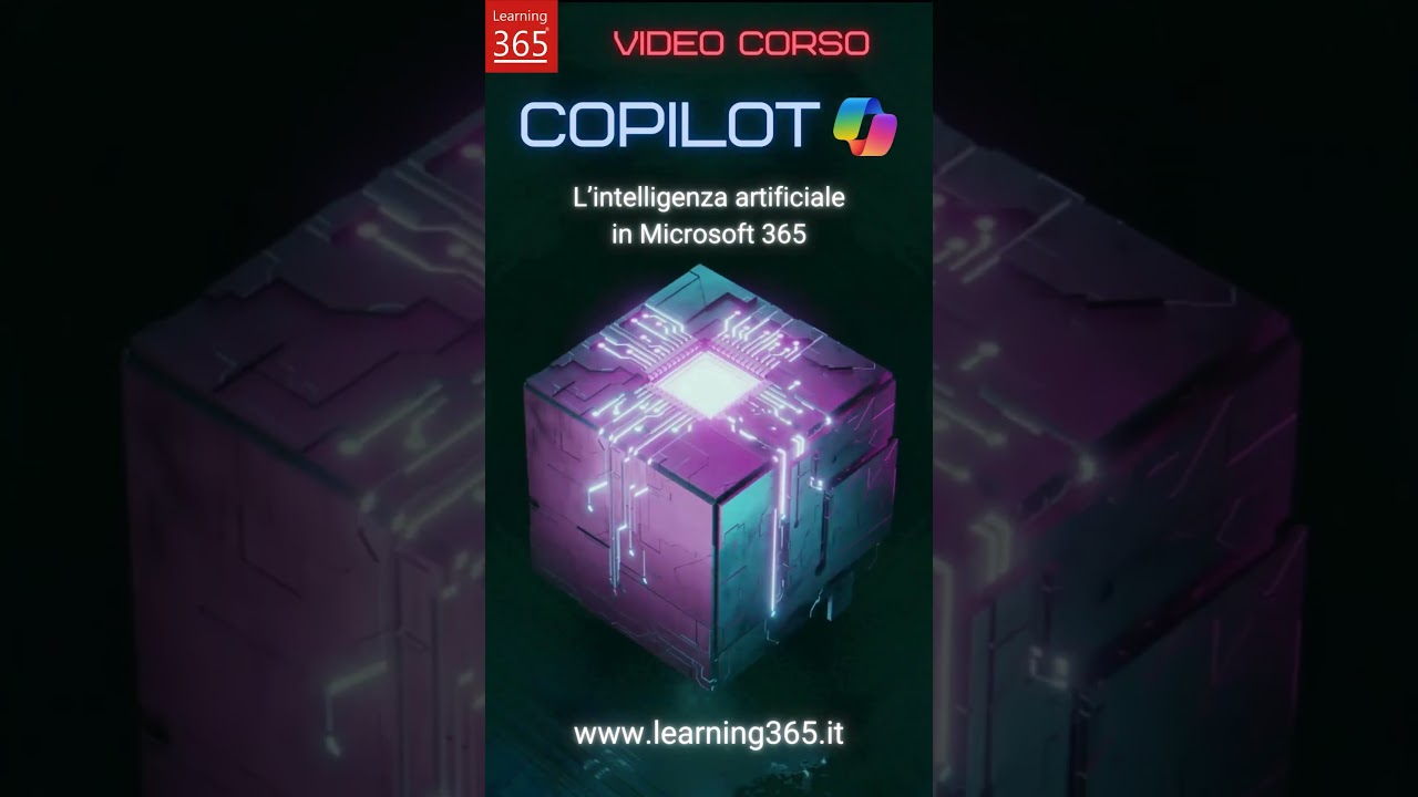 Video corso Copilot - L'Intelligenza Artificiale in Microsoft 365 #microsoft #365 #tutorial #copilot