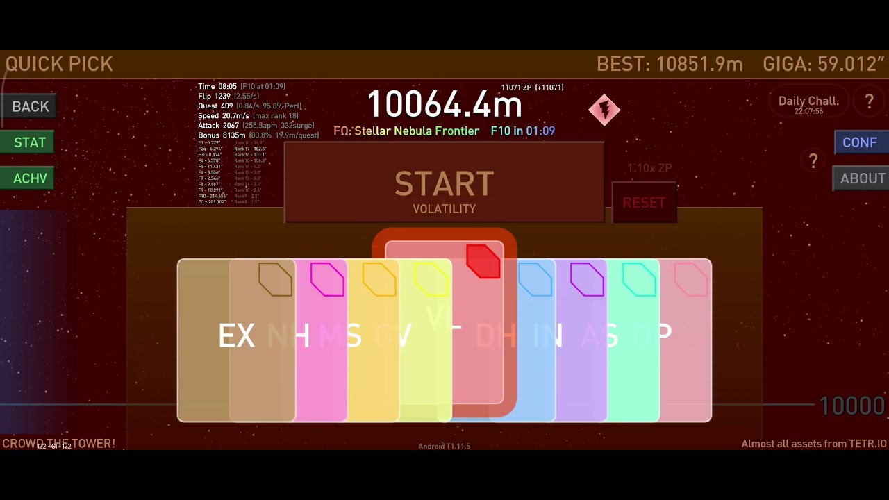 Zenith Clicker | D25/M07/Y2025 | 10km on mobile is POSSIBLE! (Not mobile WR)