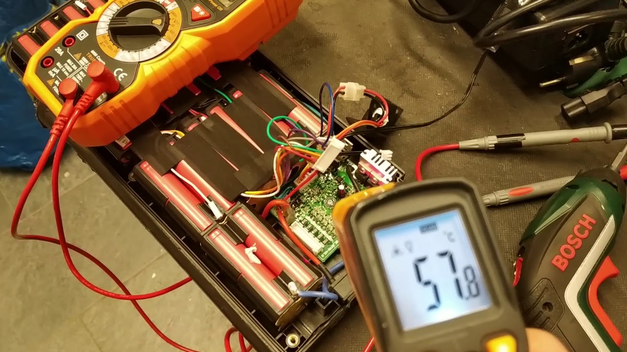 Batavus e-Go Battery Pack with a serious 80&deg;C fever!