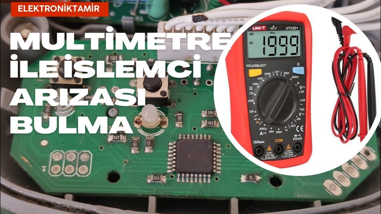 MULTİMETRE İLE İŞLEMCİ ARIZASINI NASIL TESPİT EDERİZ? ÖĞRETİCİ BİR ARIZA TESPİT VİDEOSU DAHA