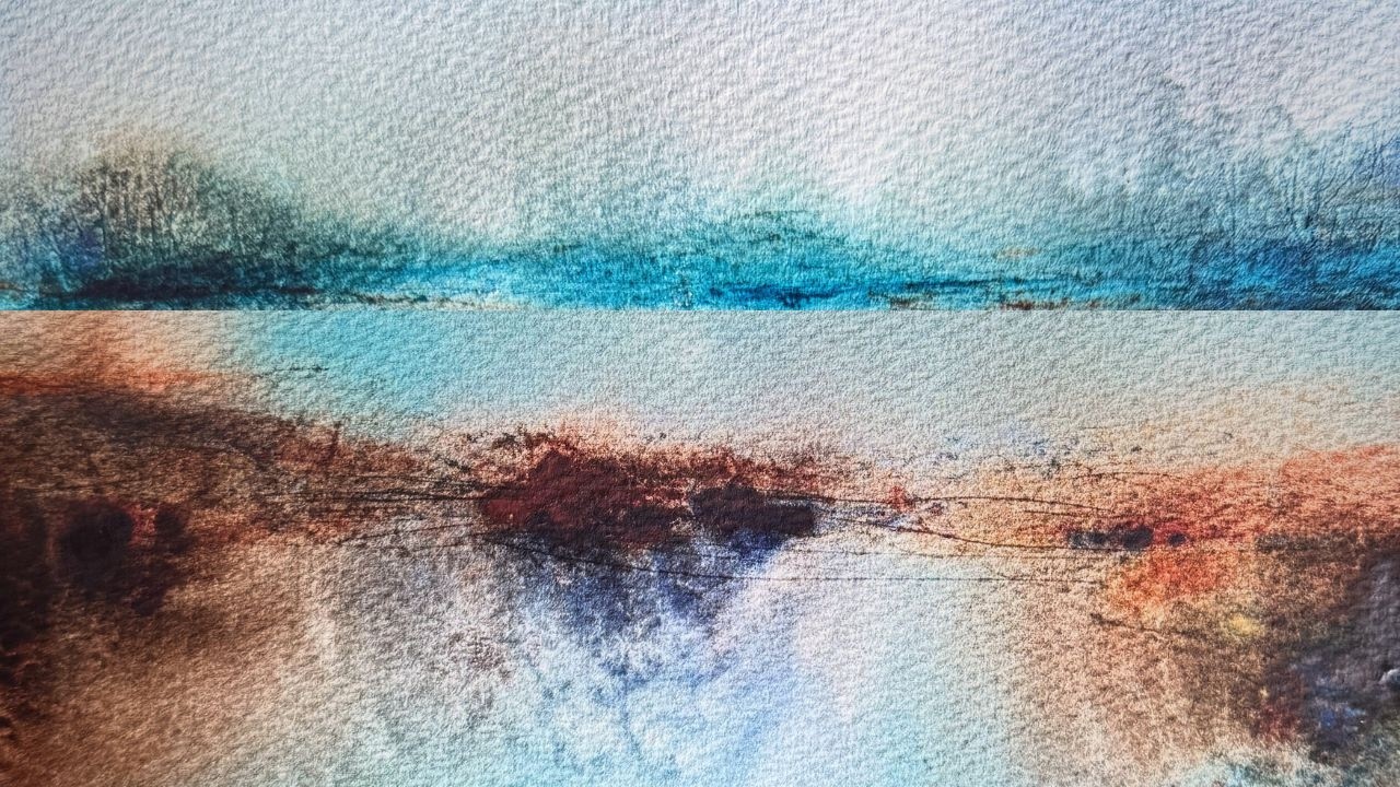 Transform Your WatercolorsToday - Experimental Seascape Tutorial