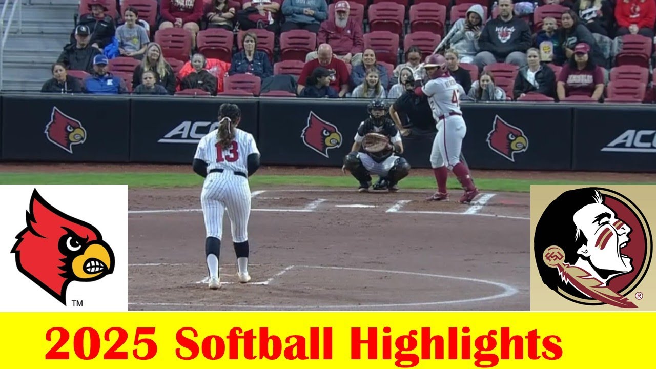 #7 Florida State vs Louisville Softball Game Highlights 4 25 2025