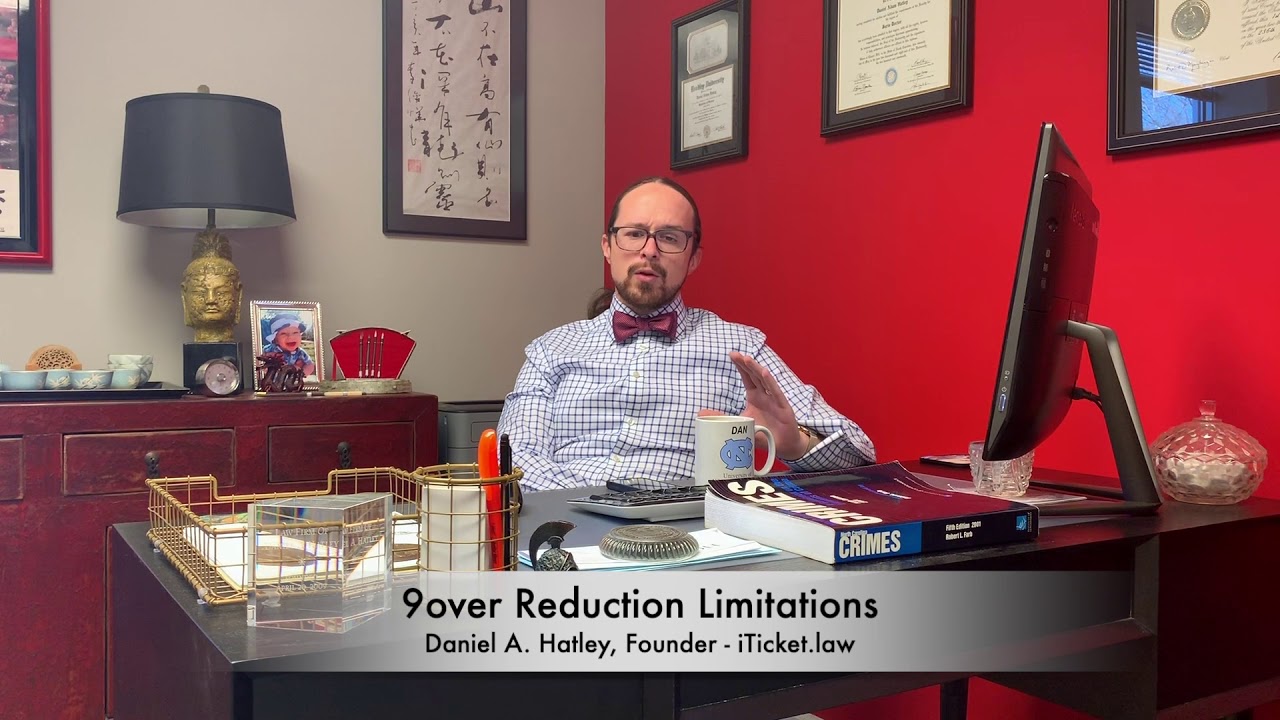 Limitations of a Reduction to 9mph Over the Limit in North Carolina