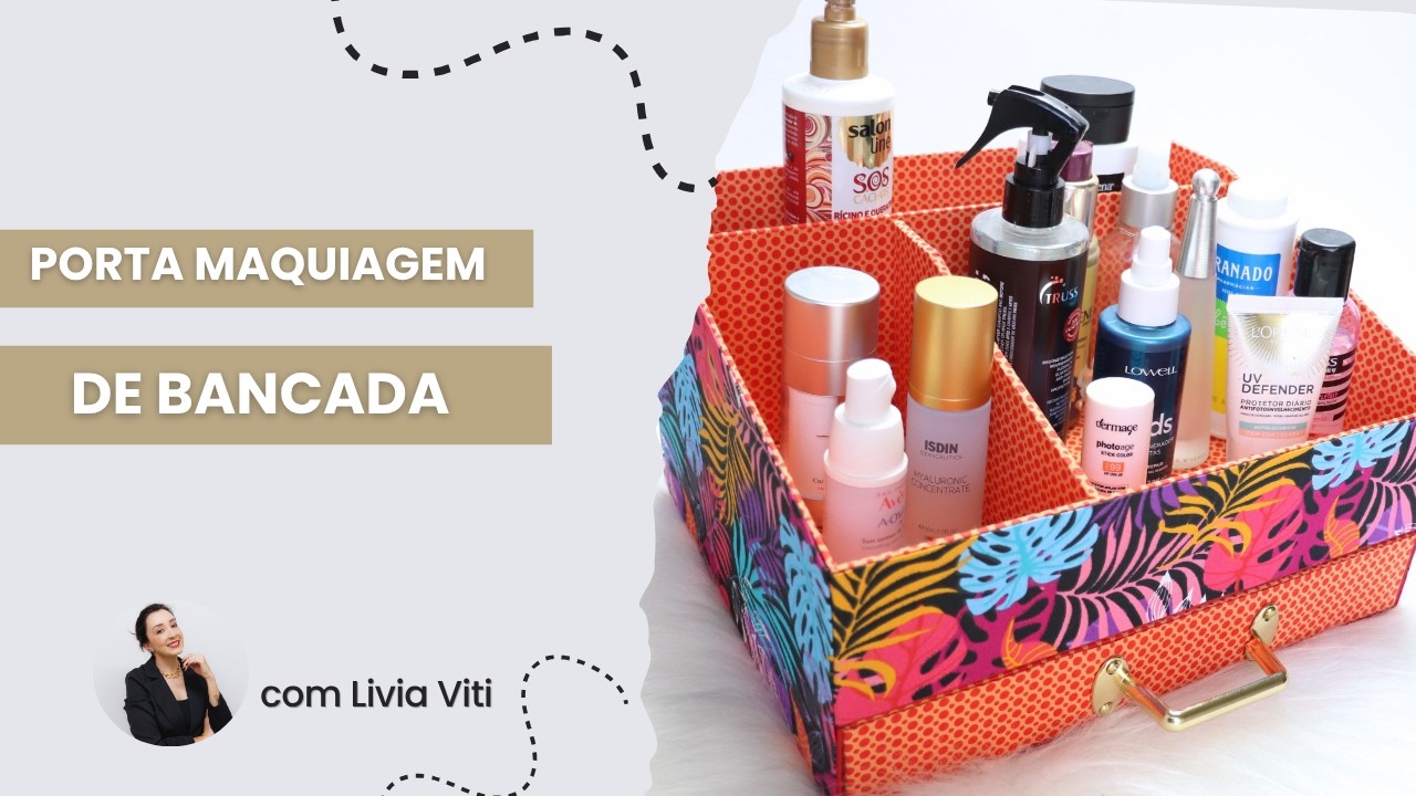 clube porta maquiagem de bancada 1080p