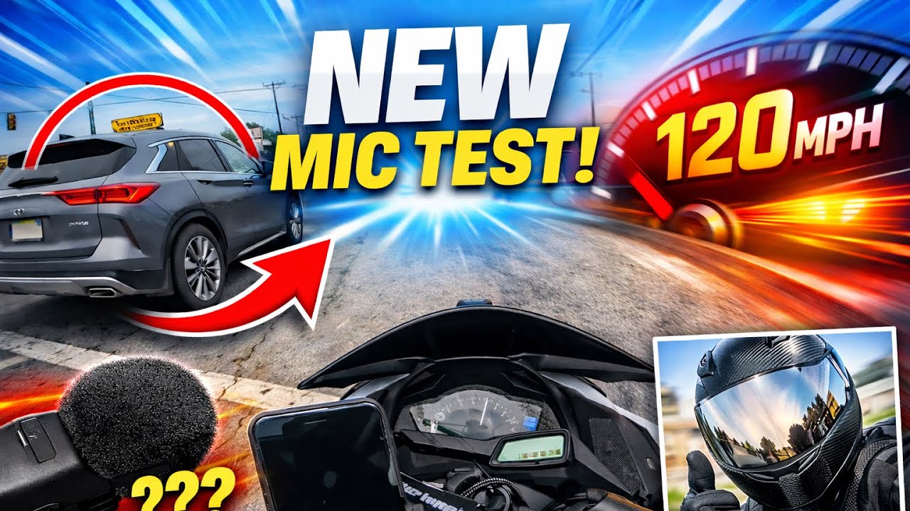 Day Ride Testing New Mic & GoPro (Unexpected Race)