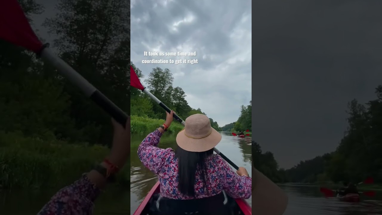 First experience with Kayaking #travel #poland #kayaking