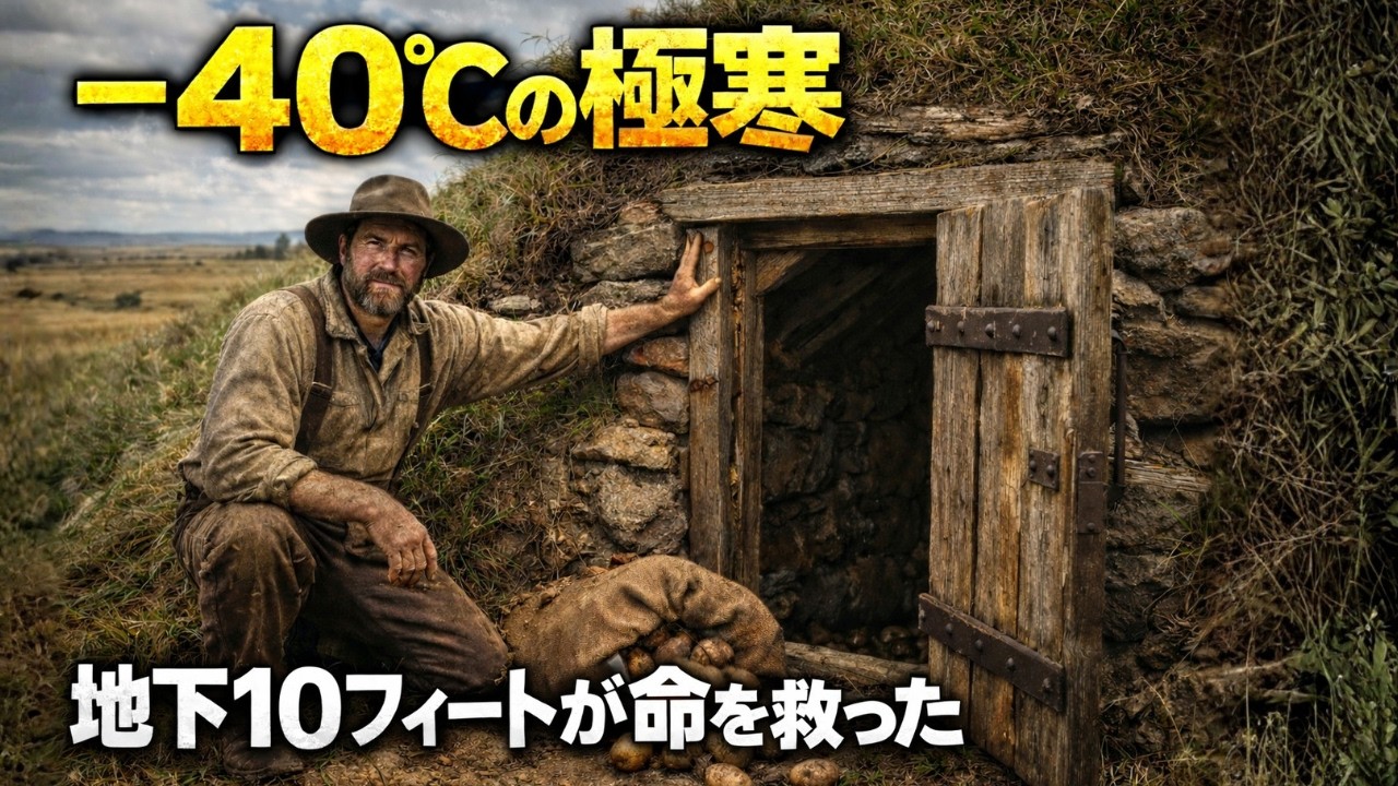 −40℃の冬、地下10フィートが18家族を救った実話