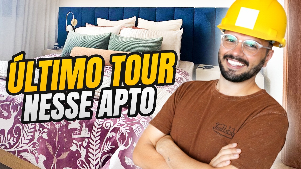 Tour FINAL: Banheiros, Quarto e Closet! Apartamento ANTIGO de 75m2