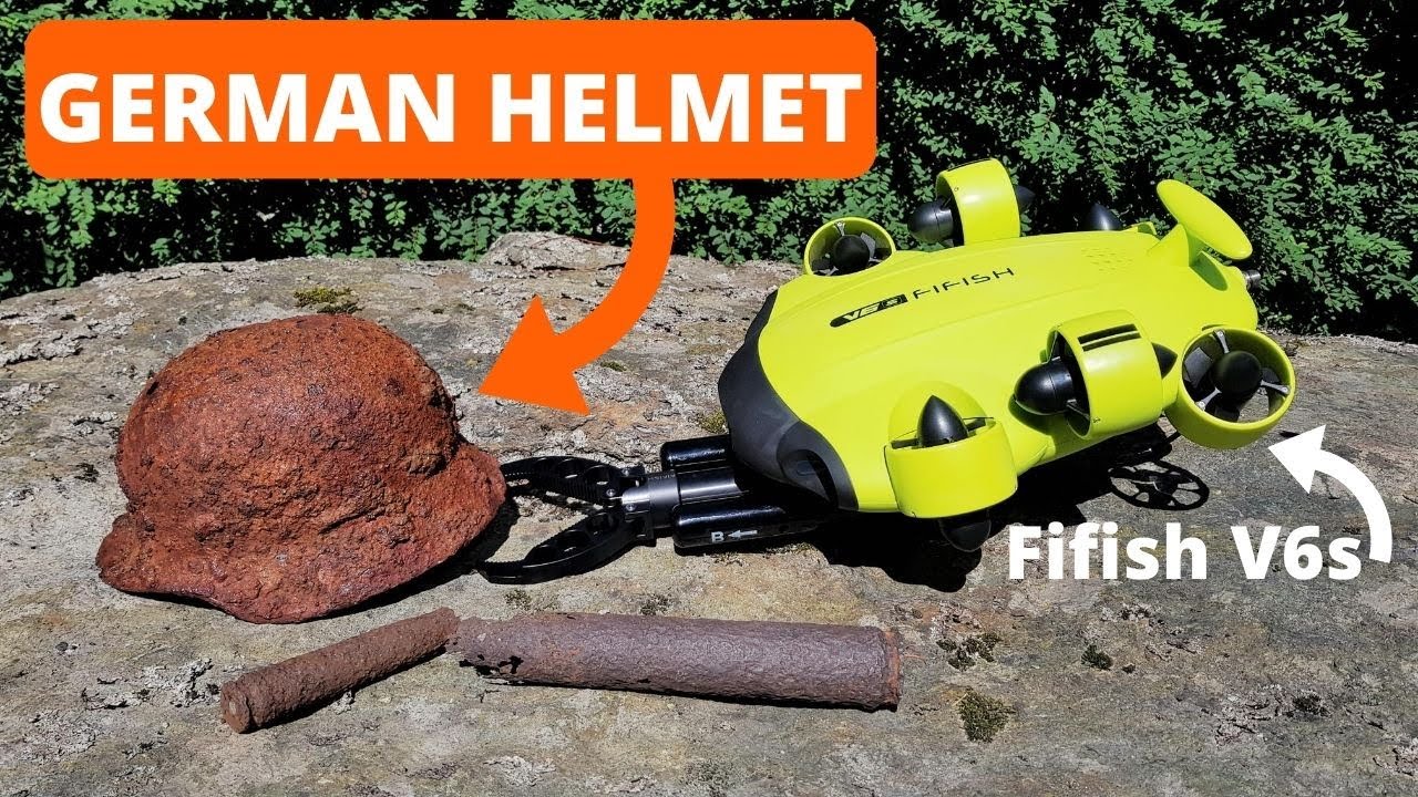 WW2 treasures can now be brought to the surface. Fifish V6S has a gripper arm !