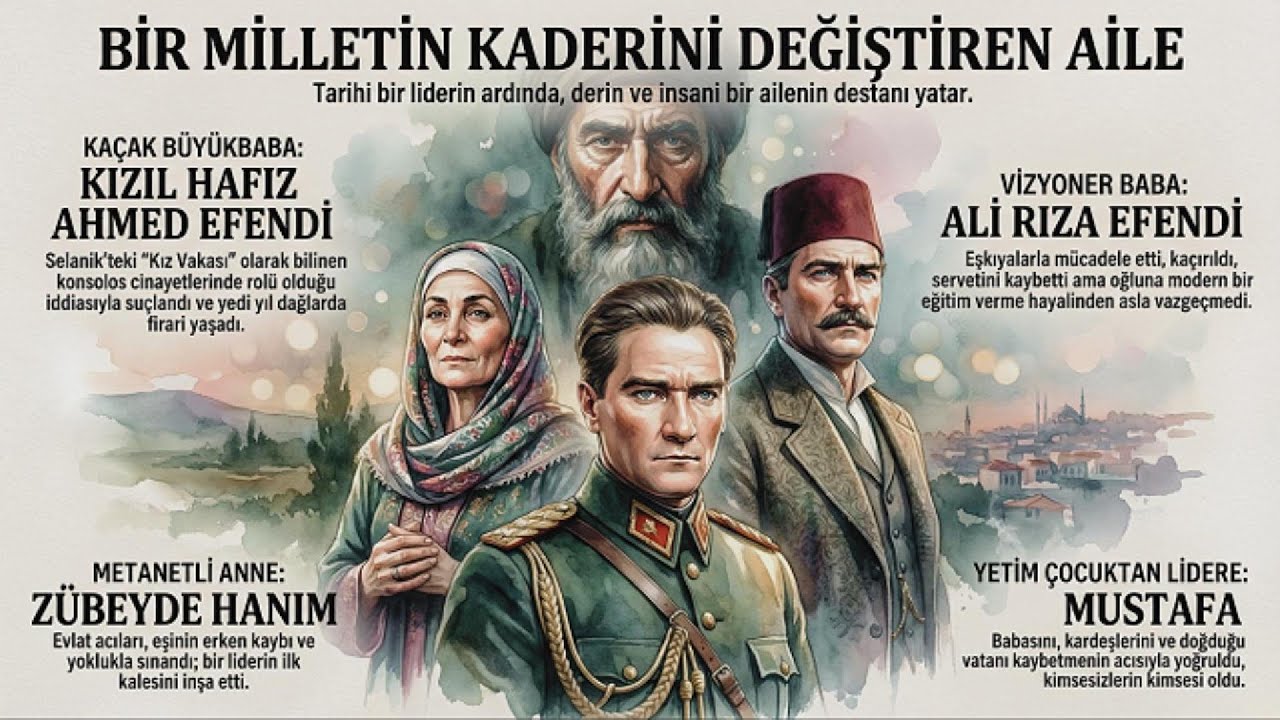 Kemal Eribol ile Tarih I Mustafa Kemal'in Çocukluğu ve Ailesi (Ali Rıza Bey ve Zübeyde Hanım)