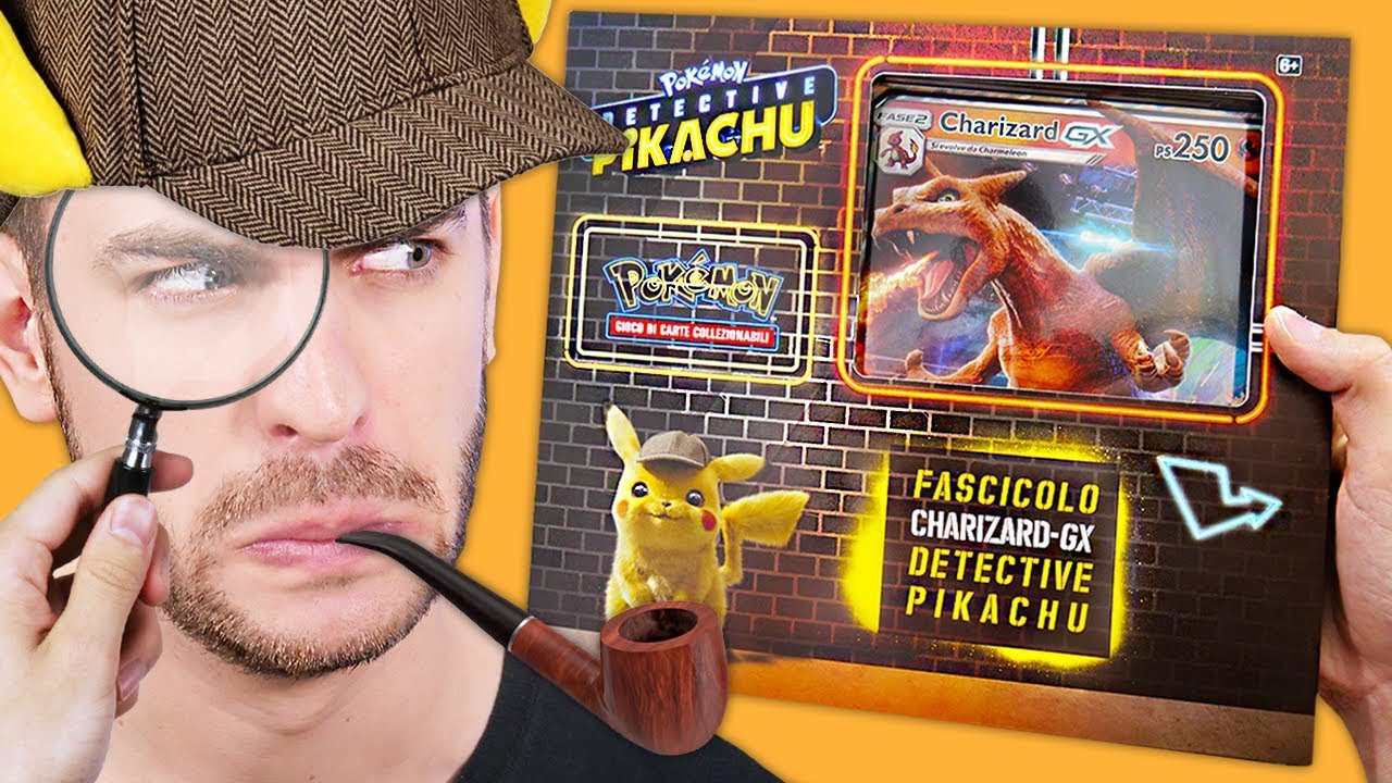 APRO LA NUOVA COLLEZIONE CHARIZARD GX - Detective Pikachu Fascicolo Charizard GX