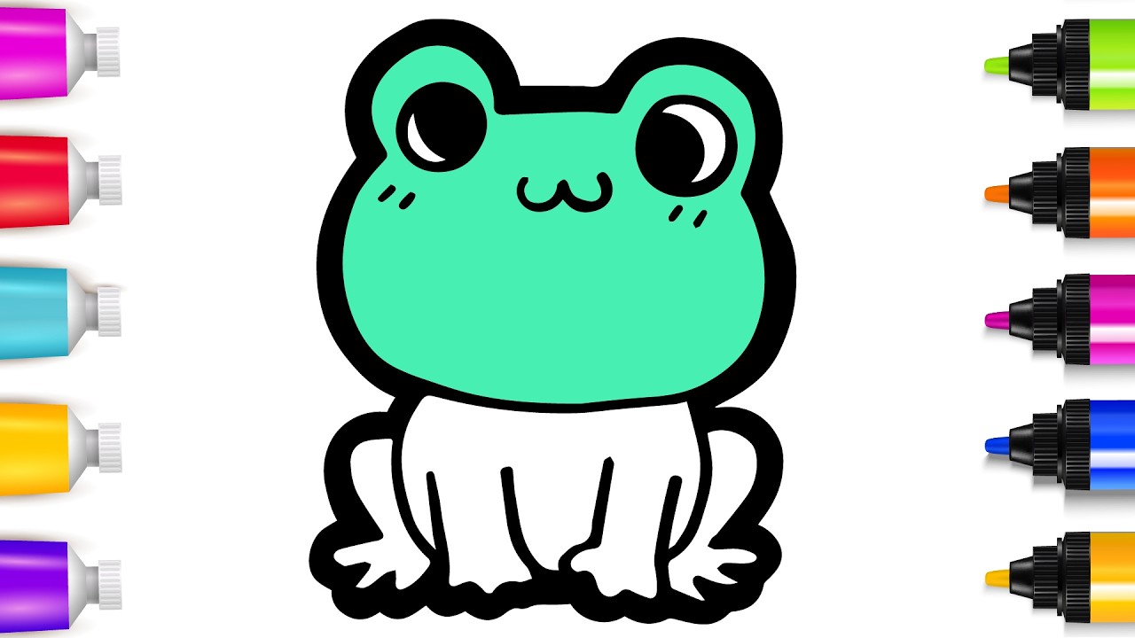 How to Draw a Frog in just minutes | Easy Step by Step