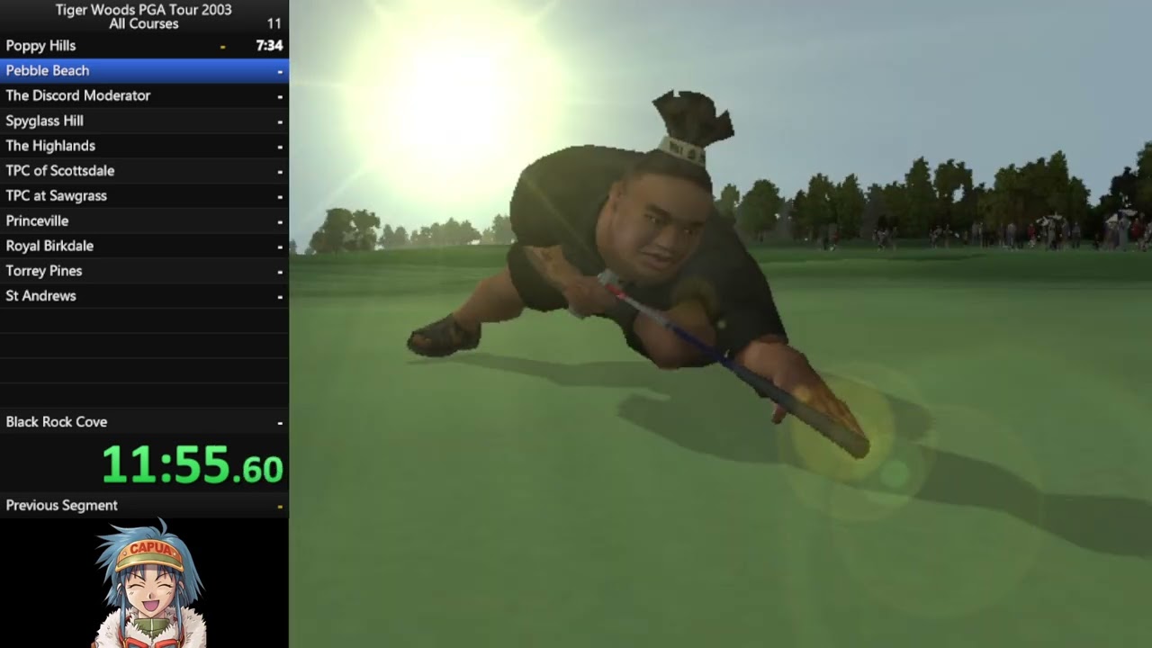 Tiger Woods PGA Tour 2003 Speedrun - All Courses in 1:38:47