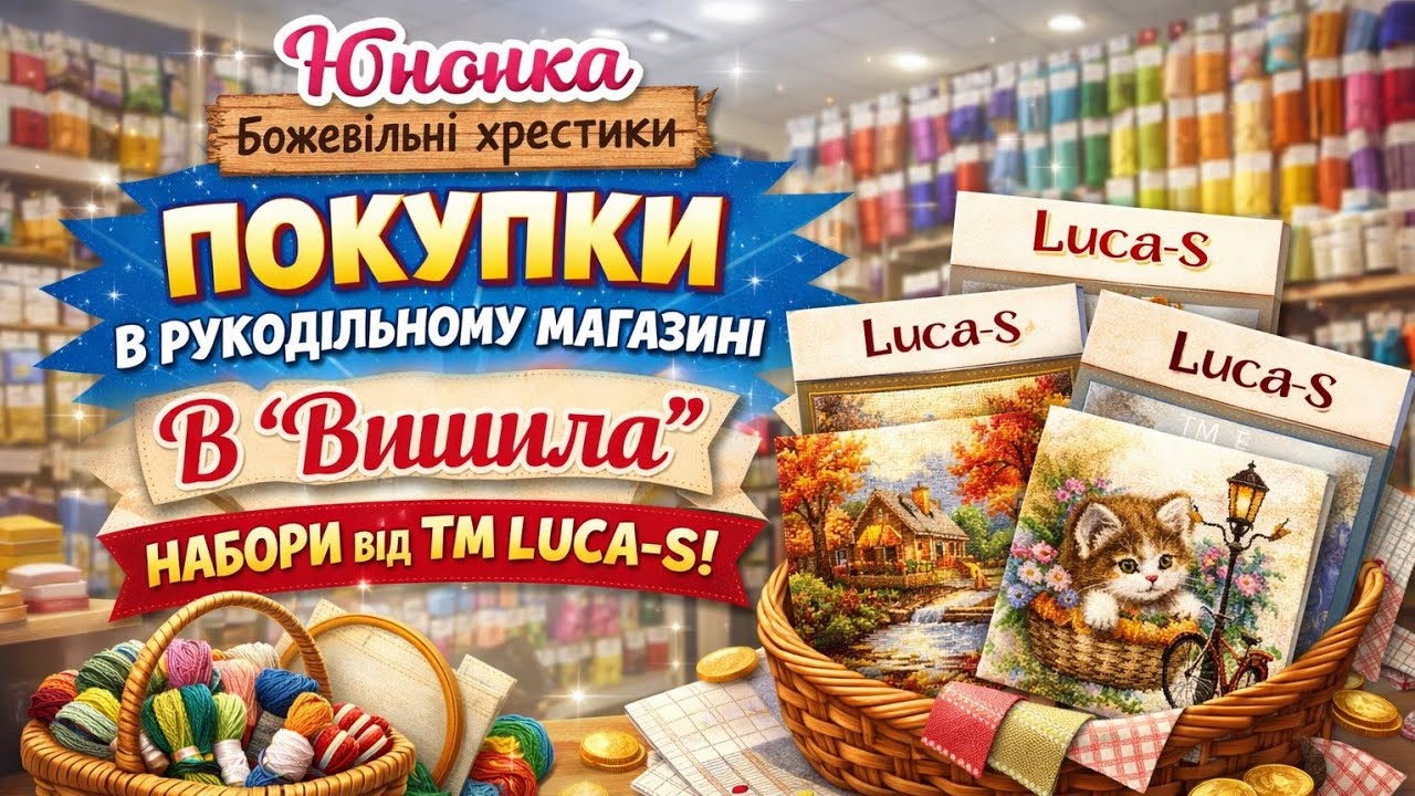 Покупки в рукодільному магазині 