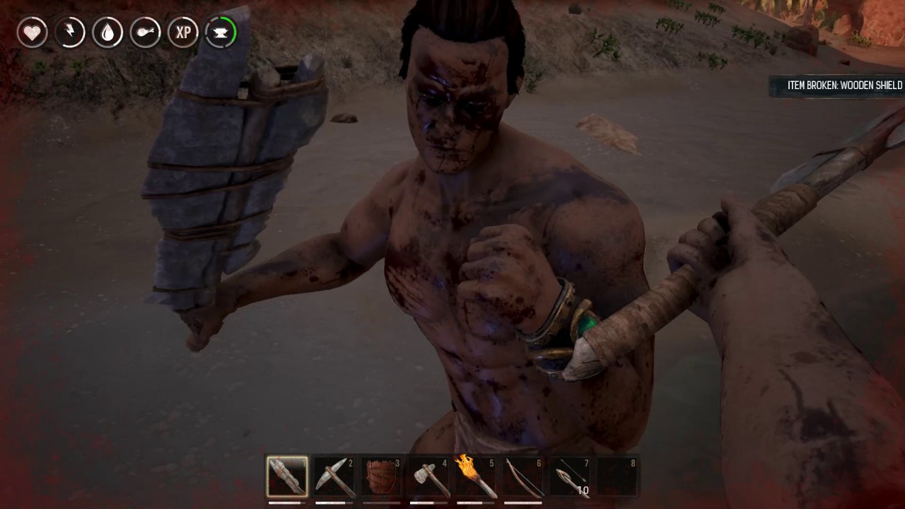 Conan Exiles Use Sword and Shield Against Enemies