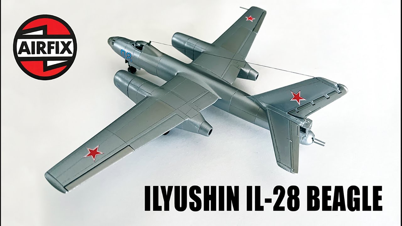 1/72 Airfix  Ilyushin IL-28 Beagle - classic plastic airplane modeling!