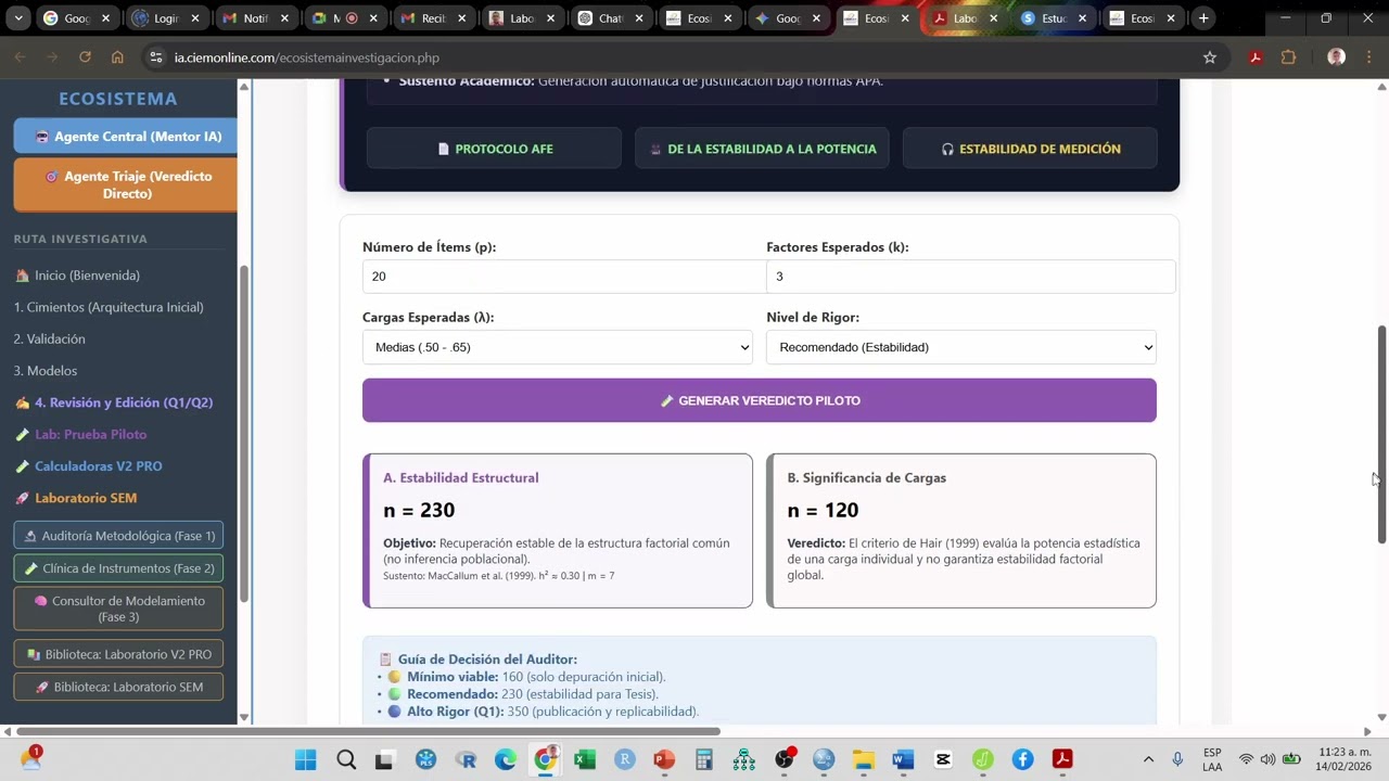 V11 Uso laboratorio AFE