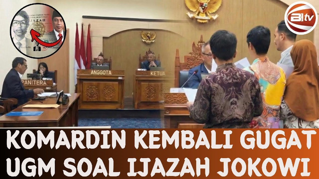 [FULL] Pengacara Komardin Lawan UGM di Sidang KIP Soal Ijazah Jokowi