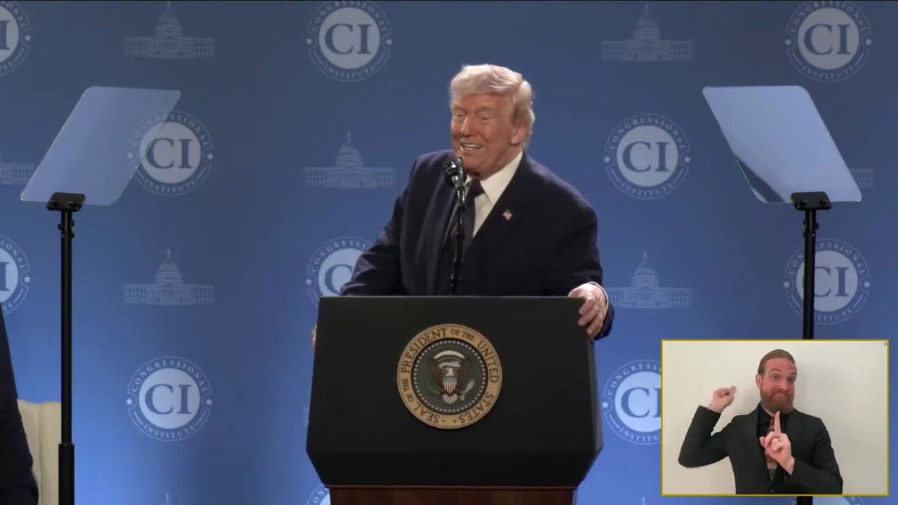 President Trump Delivers Remarks to the Republican Members Issues Conference