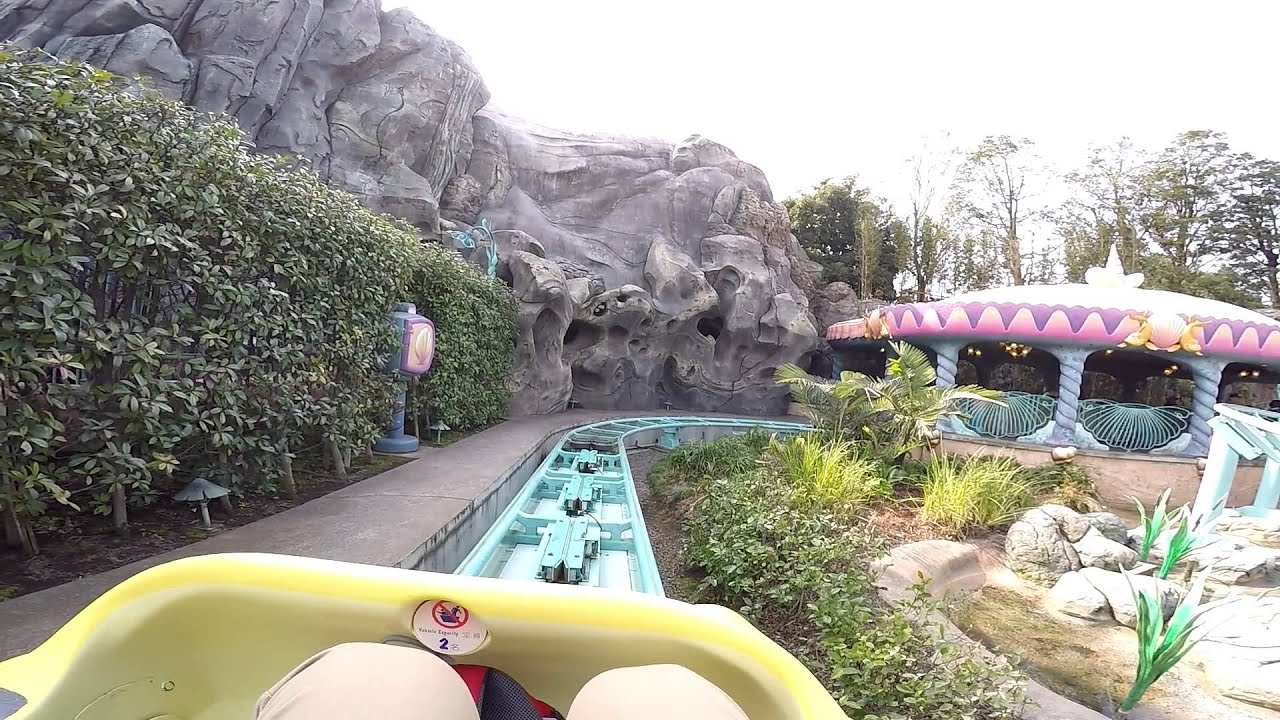 【Day&Night】TDS フランダーのフライングフィッシュコースター / Tokyo DisneySea Flounder's Flying Fish Coaster