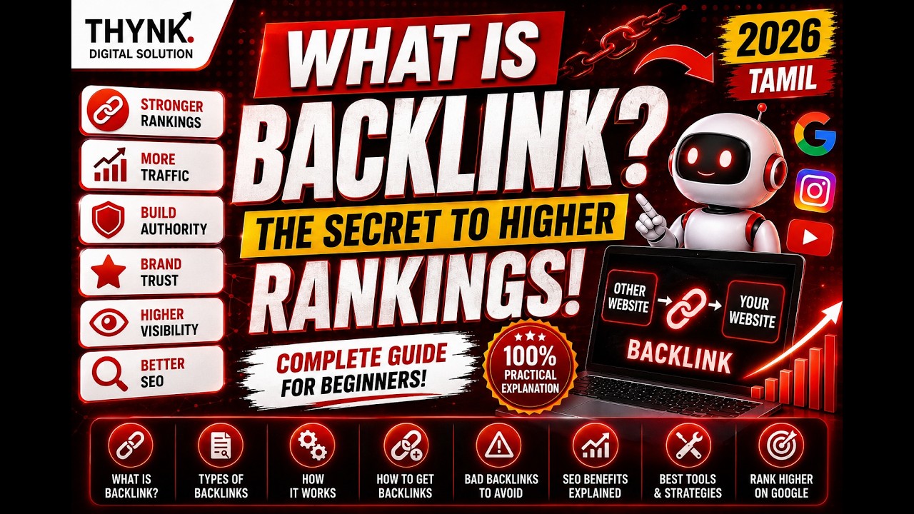 🔗 What is a Backlink? | Complete Beginner's Guide to SEO in Tamil (2026)