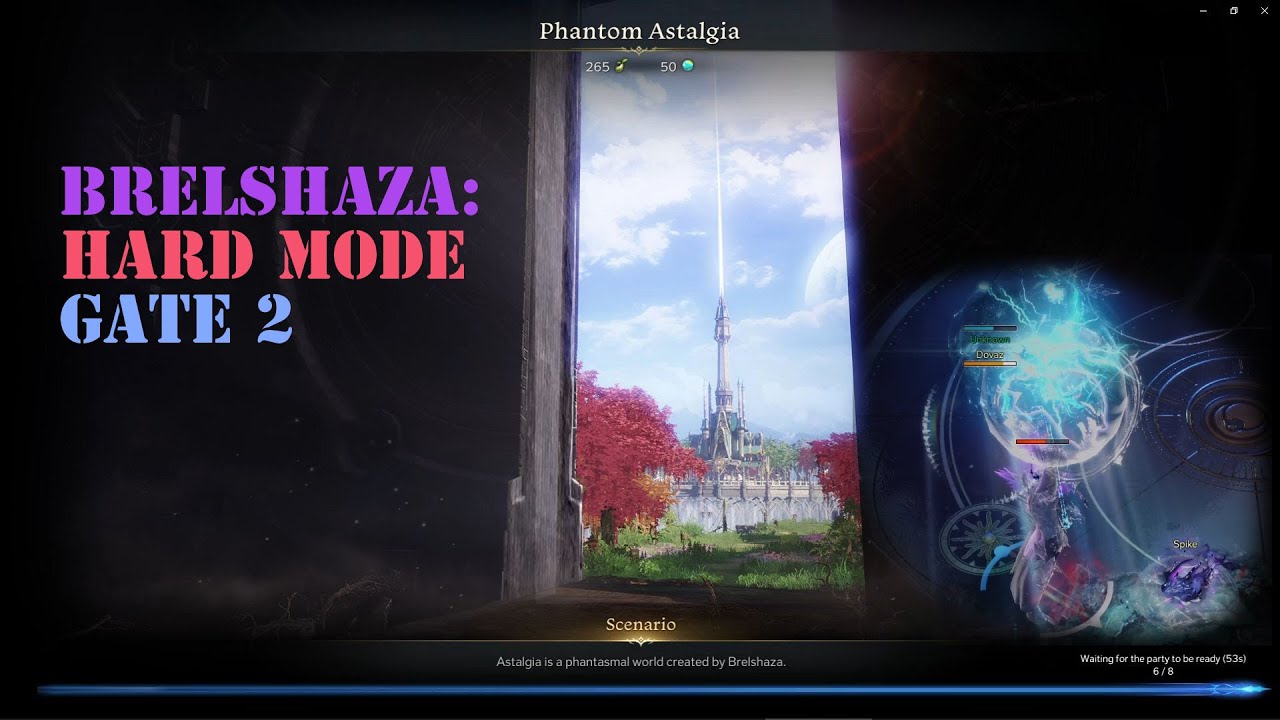 Brelshaza Hard Mode Gate 2 - PROKEL FIGHTER (sort of) Blue Gunlancer Main 1560