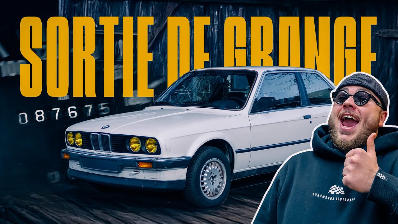 LA BASE PARFAITE ! E30 SORTIE DE GRANGE - remise en route pour cette belle bmw 318i