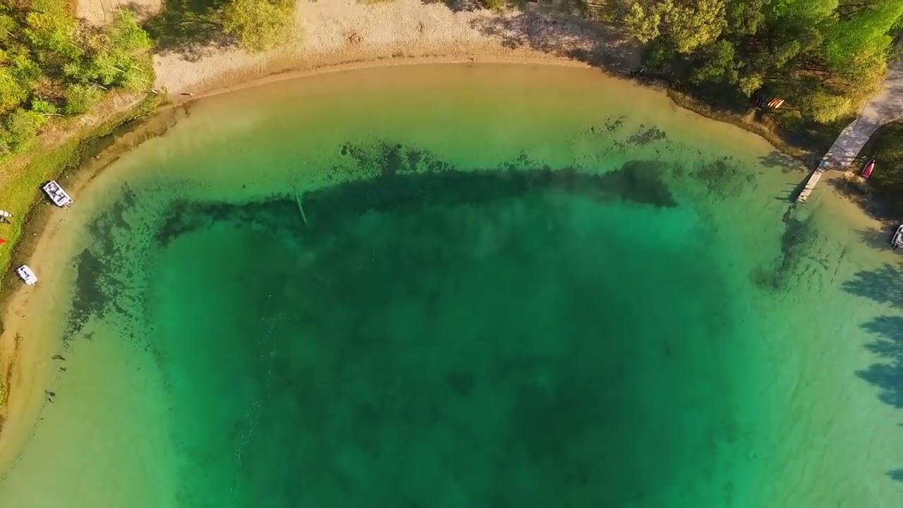 Aerial Tour of Clear Lake, Atlanta Michigan