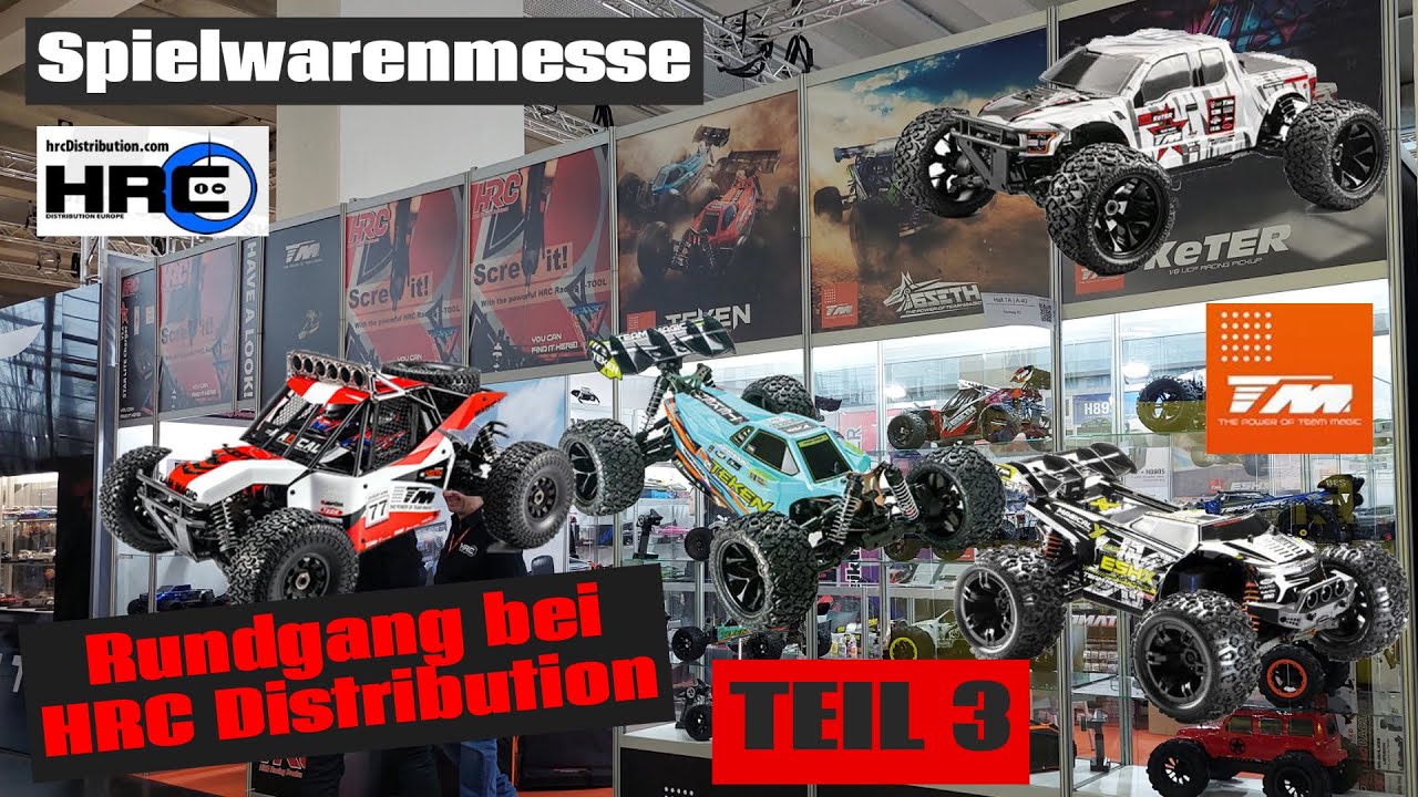 Rundgang bei HRC Distribution Team Magic E6 E5HX Raptor Teken Seth Keter Teil 3 Spielwarenmesse #trc
