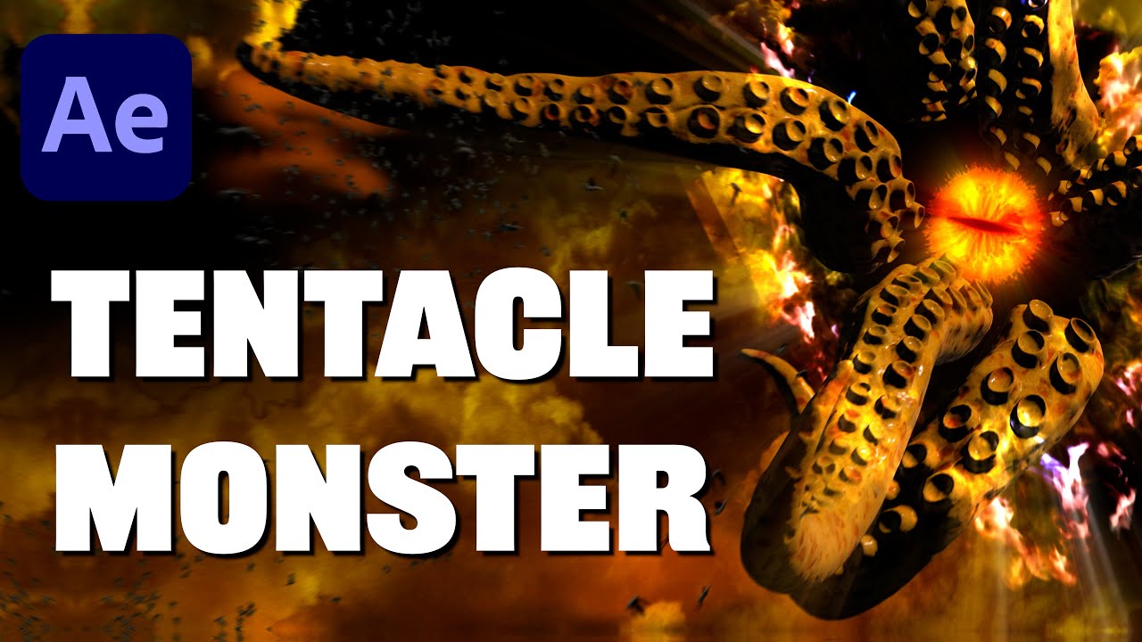 Tentacle Monster in After Effects Element 3D