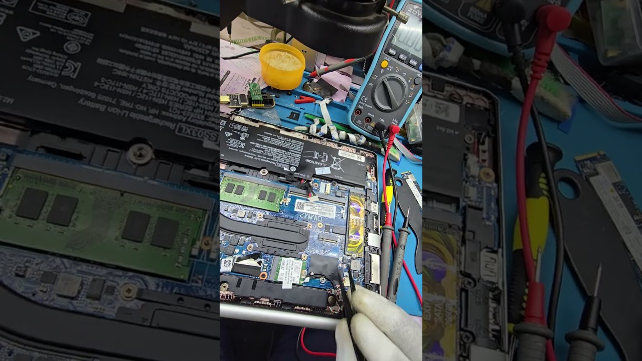 Diagnosis of a dead laptop mainboard 