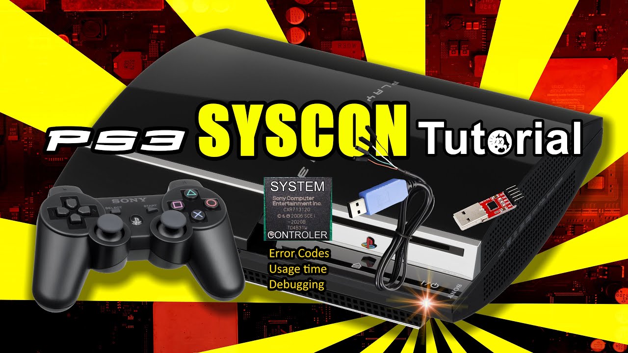 PS3 SYSCON Tutorial | How to Diagnose the YLOD on PlayStation 3 using its own System Controller