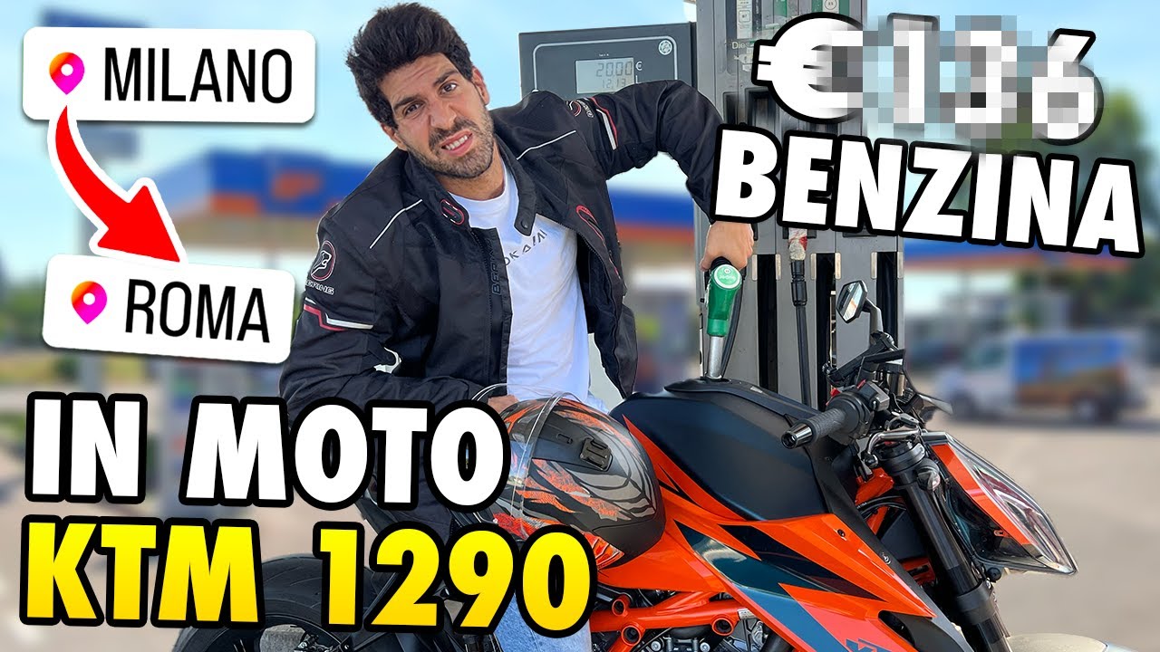MILANO - ROMA in MOTO quanto COSTA? Ktm 1290