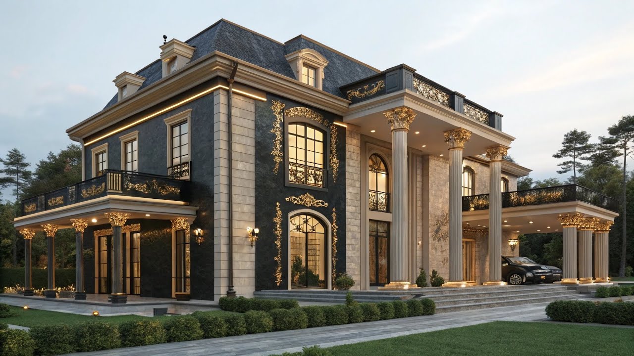 🏡Mansion 🌲🪴Diaries• 🌺🌿Touring a Majestic Golden Marble Mansion | Mansion Diaries
