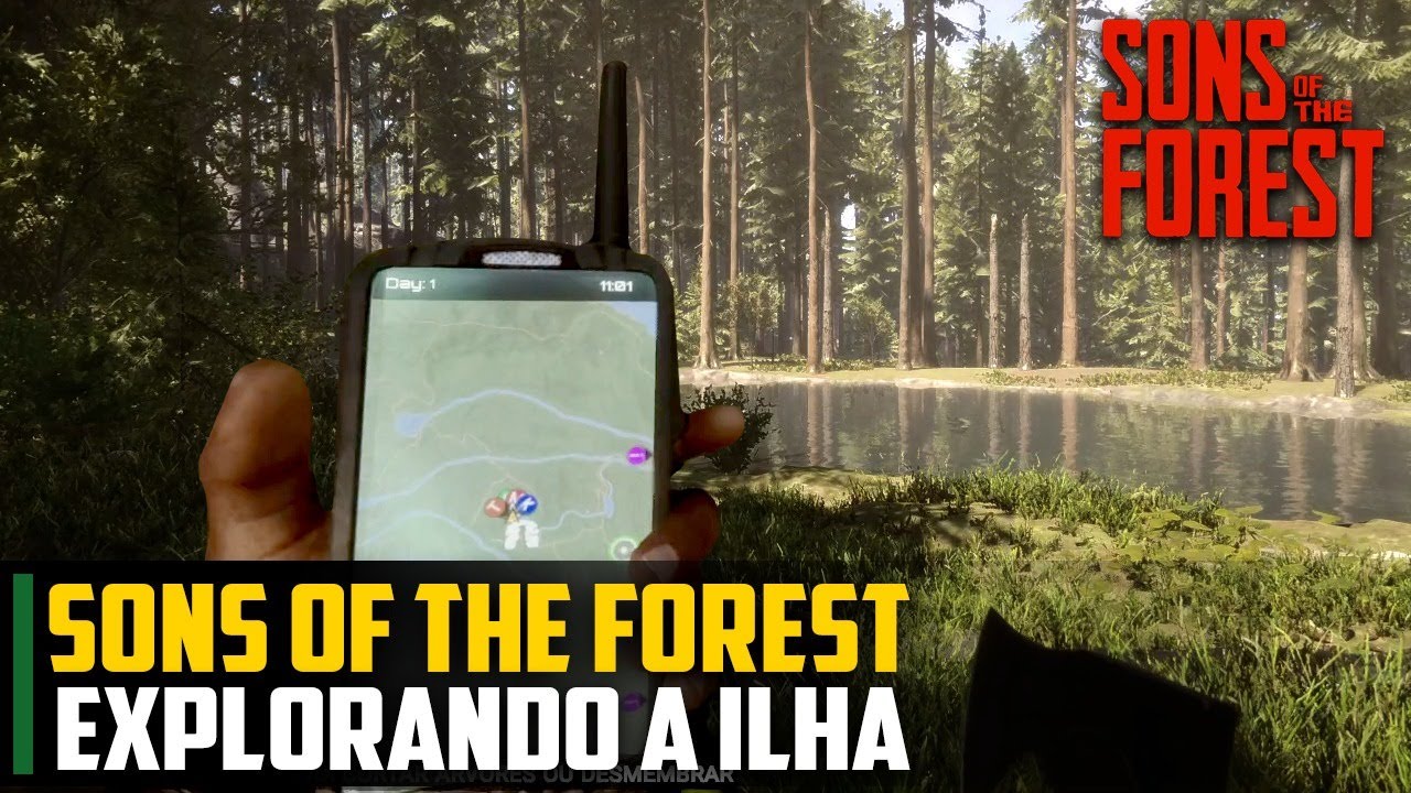 Sons of The Forest EXPLORANDO a ilha com os PIRATAS