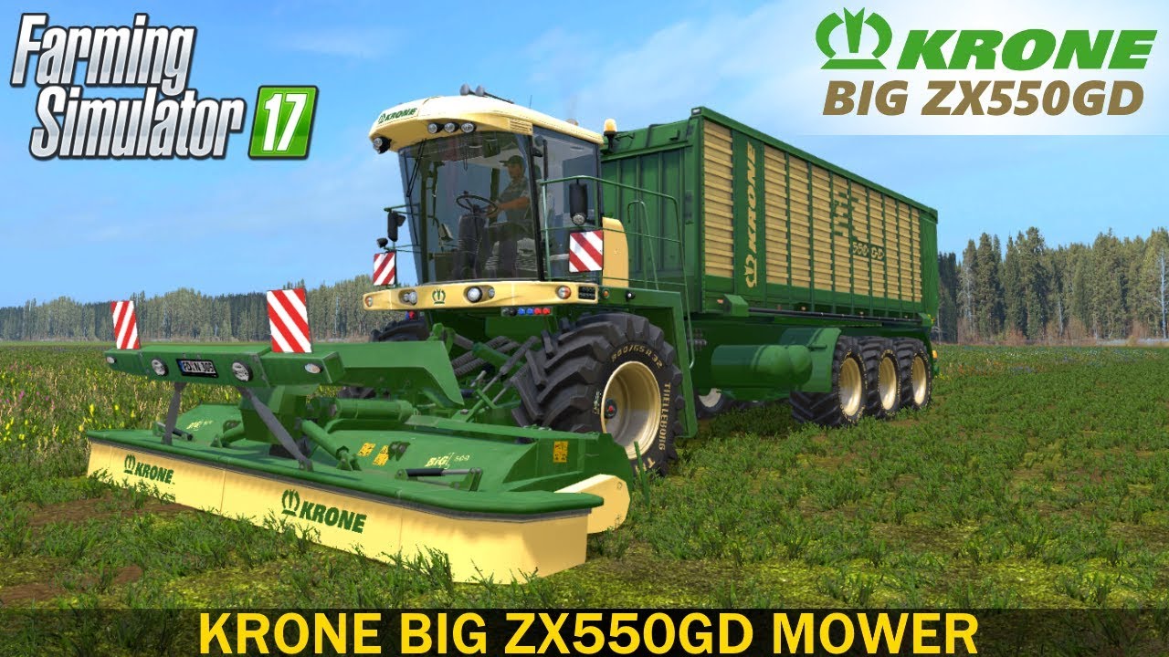 Farming Simulator 17 KRONE BIG ZX550GD MOWER