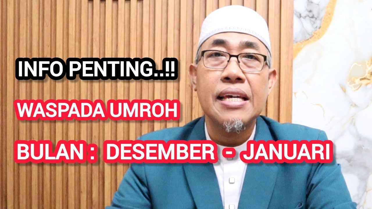 WASPADA UMROH DI MUSIM DINGIN..‼️