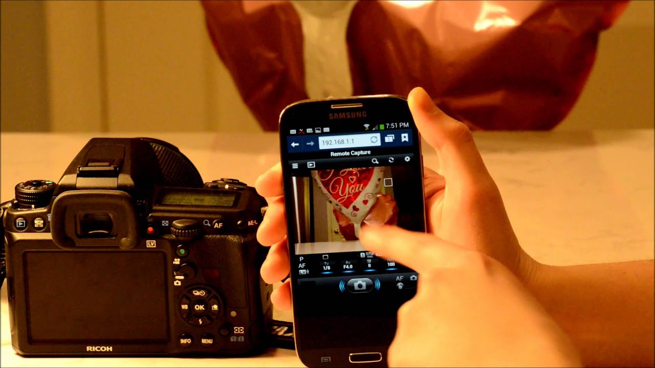 Pentax K-3 FluCard Tethering Demo