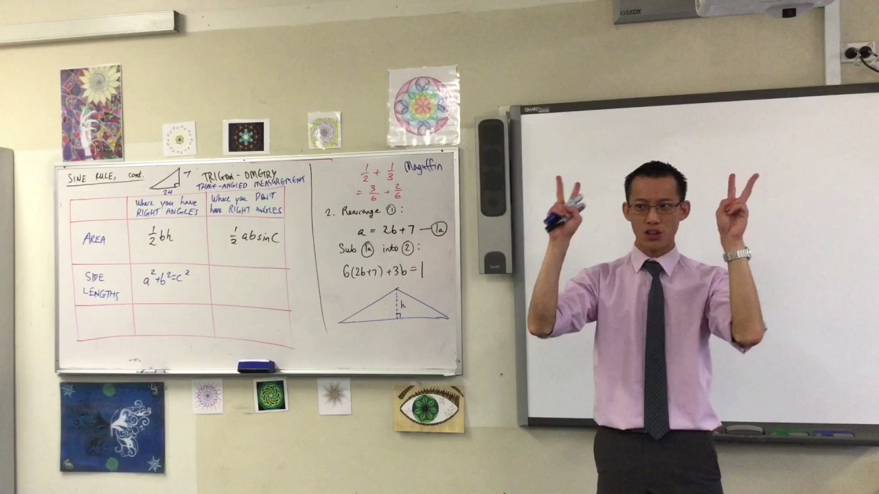 The Sine Rule (3 of 3: When is it useful?)