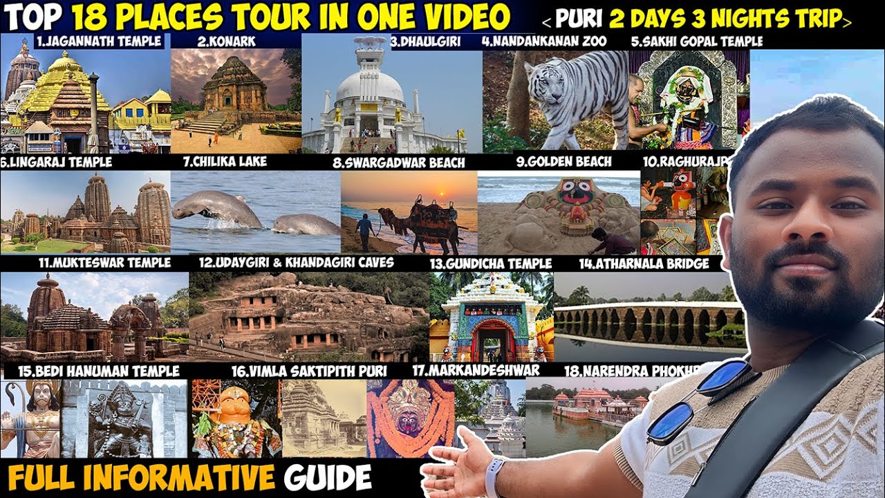 Puri tour guide 2 Days 3 Nights Puri Trip Plan | Top 18 Places to Visit | complete tour guide 2025