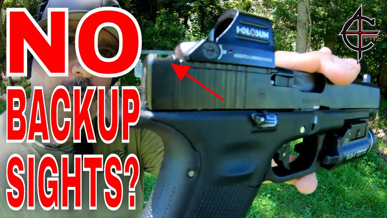 Backup Sights on RMR Handguns?