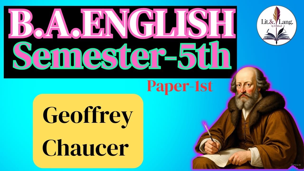 B.A. English Semester-5th | English Literature from Chaucer to Renaissance