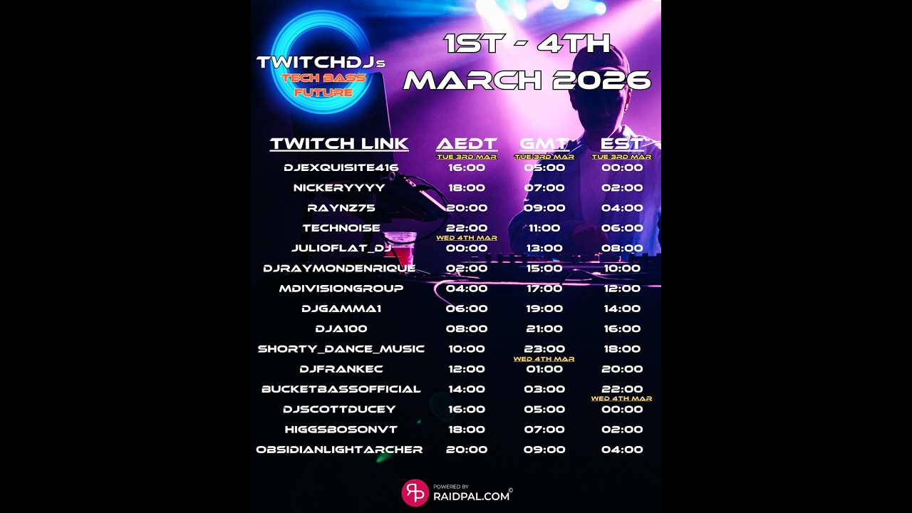 TDJ's Tech, Bass, Future Train by DJ FrankEC (3-3-26)
